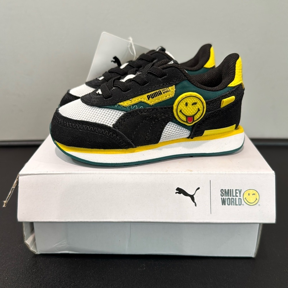 Puma Smiley World Sneakers Future Rider Toddler 6C New NIB NWT